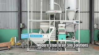 High Tech Smart Equipment – Panoramic Display of Integrated Grain Milling Rice‑Milling Complete Unit