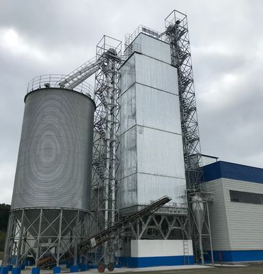 Intuitive Berührungsschirm Paddy-Trockner Maschine Handhabungskapazität 100-800 t/d Wärmeverbrauch 5000-7000 kJ/kg Smart Automation