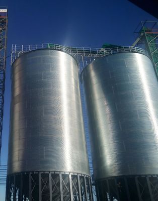 Vertikales Design Stahlkorn Silo maximiert die Lagerung in begrenzten Räumen mit 24/7 Installation